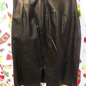 Vintage Cedars Leather Skirt size 12